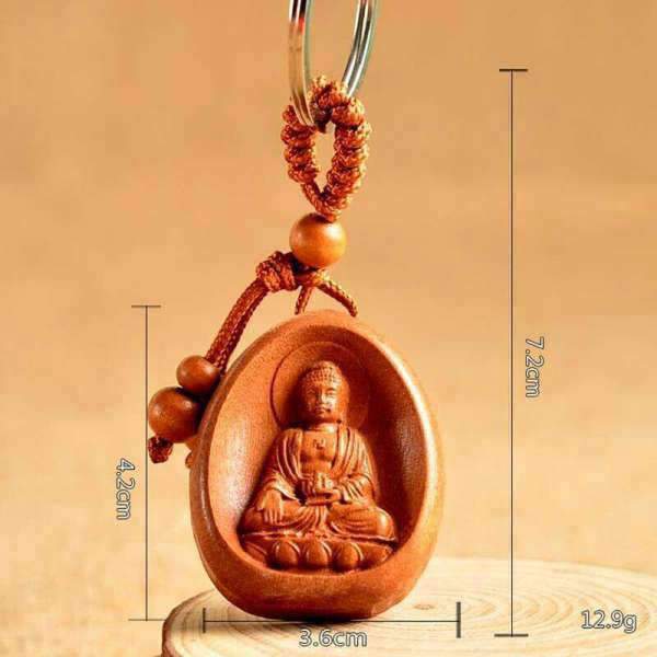 Medicine Buddha Pendant wood lotus BW1901