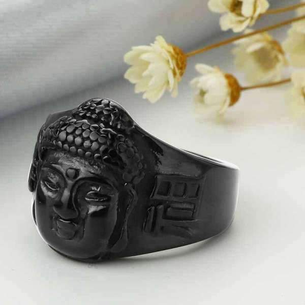 Buddha Ring Engraved Buddha face BW1901