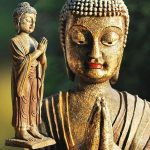 Buddha statue standing Amitabha meditation BW1901