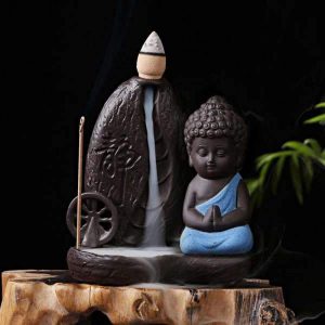 Buddha incense holder lotus position BW1901
