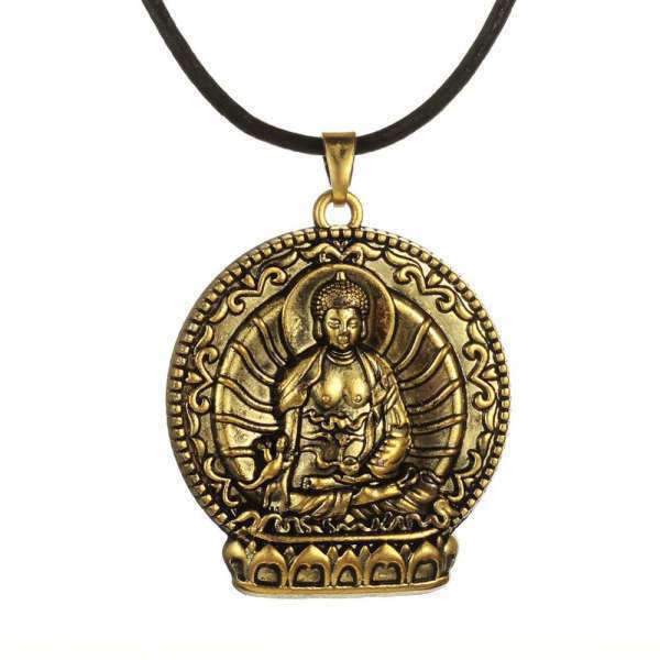 Gold Buddha Pendant Lotus Position BW1901