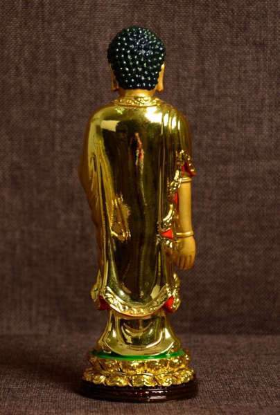 Shakyamuni Buddha Statue standing GOLD BW1901
