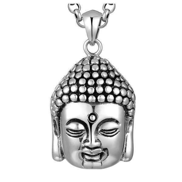 Silver Buddha Pendant Face of the Buddha BW1901