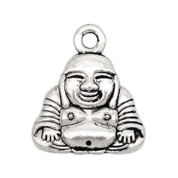 Silver Buddha Pendant Laughing Buddha (set of 3pcs) BW1901