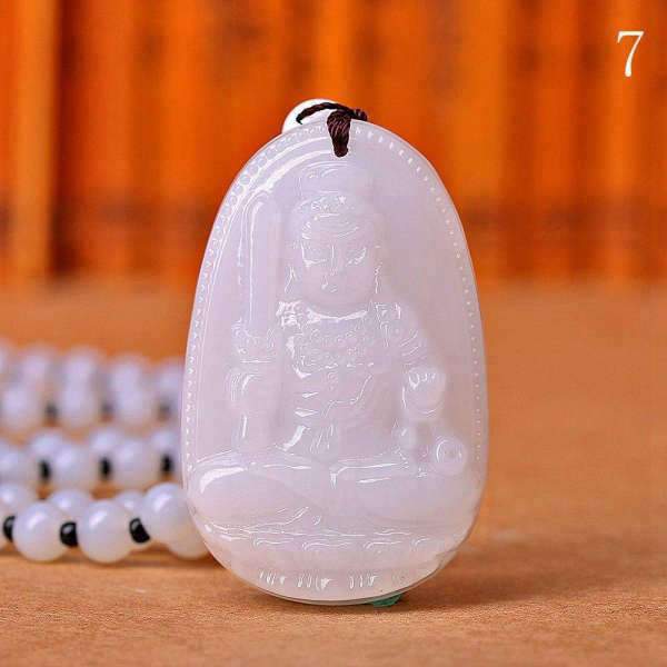 Buddha Pendant Healing White Jade BW1901