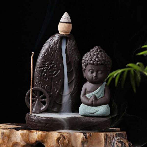 Buddha incense holder lotus position BW1901