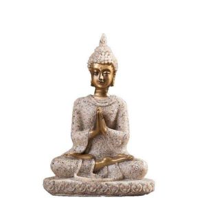 Statue Buddha sitting meditation(Sandstone) BW1901