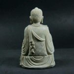 Statue Buddha protection seated lotus flower BW1901