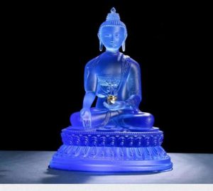 Buddha statue Seated blue medicine BW1901