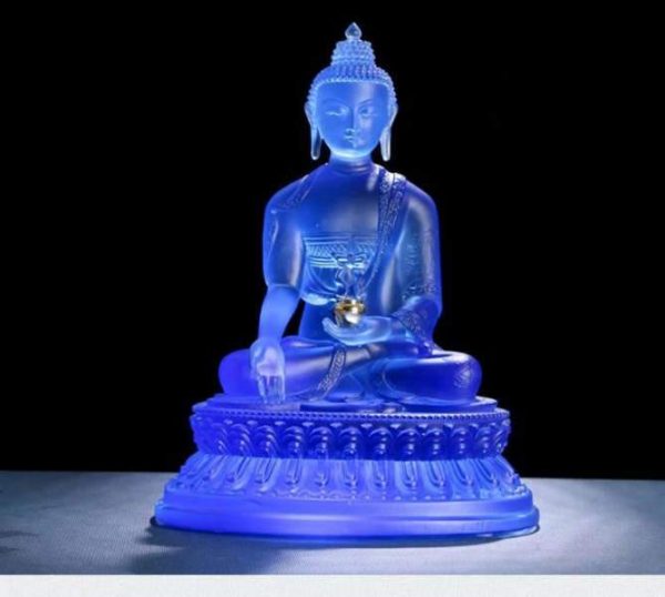 Buddha statue Seated blue medicine BW1901