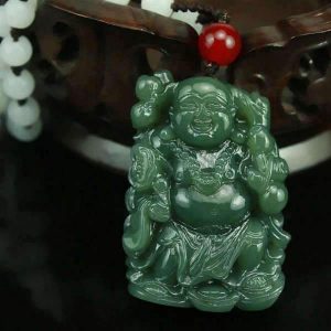 Buddha Pendant Laughing Buddha Jade Stone BW1901