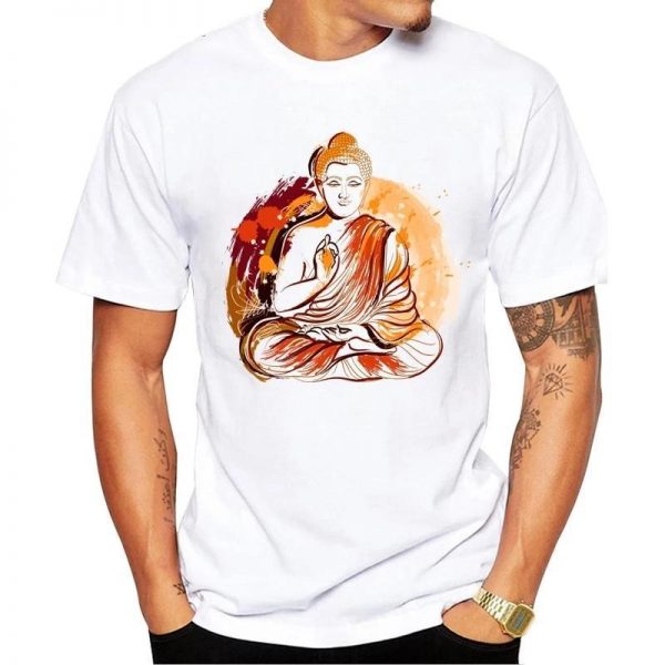 Buddha Man T-shirt Teaching Buddha BW1901