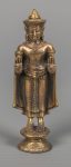 Buddha Statue - Southeast Asia Gold Thailand Brass Standing Sukhothai Buddha Statue - 8.5cm/3"
