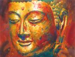 Buddha 2 - Original Watercolour Painting by Richard Eraut