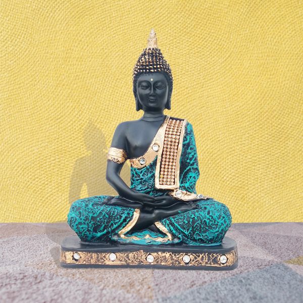 Handmade Buddha Statue in meditation buddha position,  home decorative, antique statue. Home Decor Spiritual Gift Meditation Room