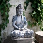 Handmade Buddha Statue Decoration Ornament | Outdoor Garden Living Room Study Room | Religion Spiritual | Gifting for him or her