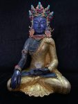 Magnificent Crowned Lapis Lazuli Shakyamuni Buddha Statue