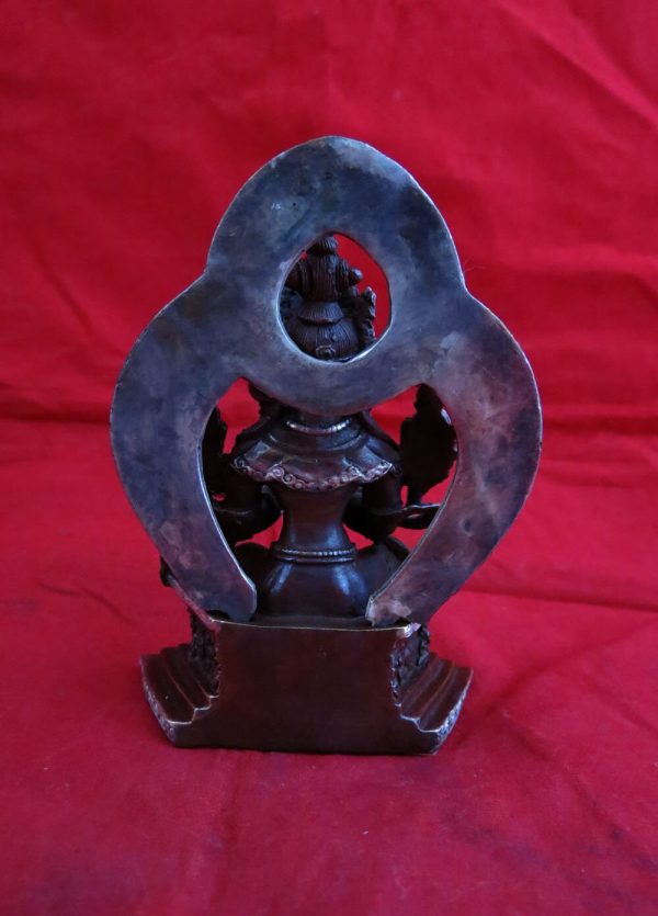 Buddhism Lord Maitreya Buddha Fine Copper Oxide Statue Handmade Nepal free