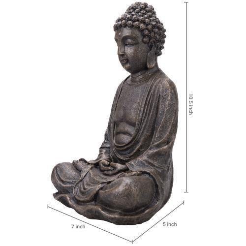 Seated Shakyamuni Resin Bronze Buddha Statue