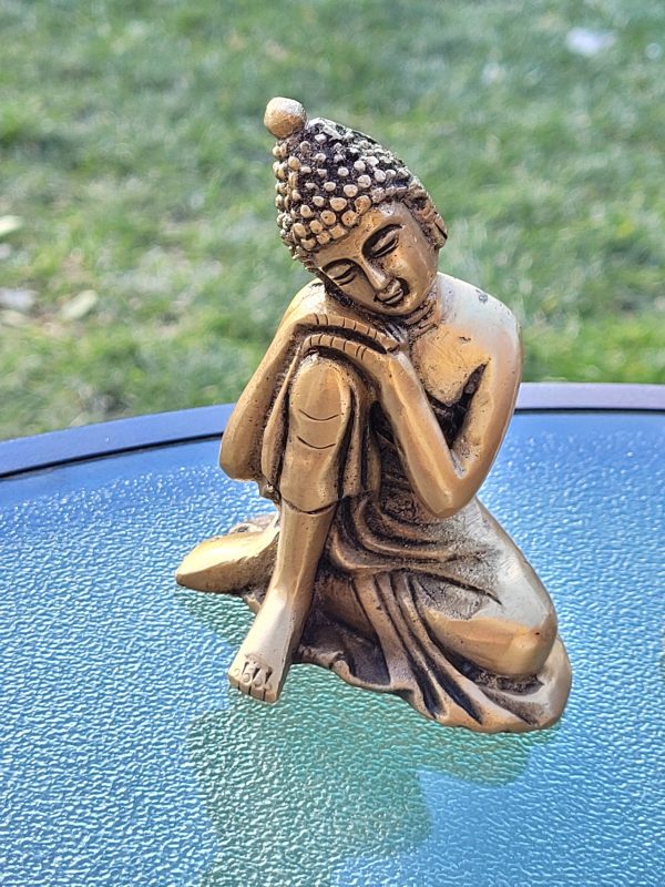 LASTCHANCE40%OFF|Buddha Statue Figurine - 4" Relaxed Buddha Idol Sculpture Home Decor Meditation