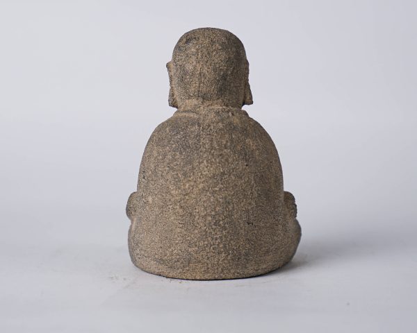 Mini Buddha 4 inch / 10 cm,  sculpture concrete  Meditating Buddha   Statue Figurine Sitting Sculpture, Room Decor, House Decor, Gift