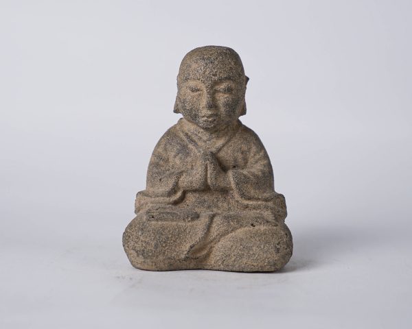 Mini Buddha 4 inch / 10 cm,  sculpture concrete  Meditating Buddha   Statue Figurine Sitting Sculpture, Room Decor, House Decor, Gift