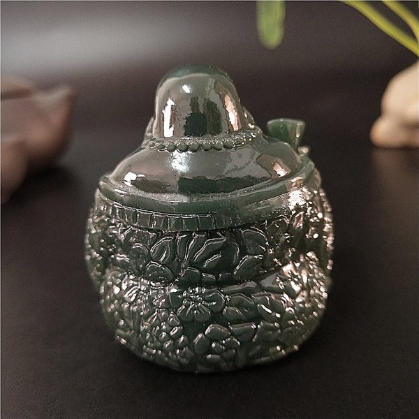 Home Decor Buddha Statue Charms thai amulet Famous Laughing Buddha Statue Figurine Sculptures  Handmade Craft Lucky Gift 11