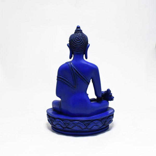 HandMade Lapis Medicine Budhha Statue  for decorative collections- Tibetan Figures - Lapis Blue Healing Buddha ,Bhaisajya Tathagatta-