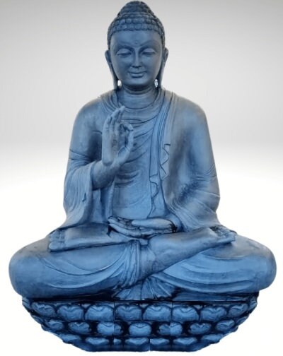 Vintage, Traditional, 100% Handmade, Stone Statue, Buddha, meditation, mudra, spiritual, Yoga, Gautama Buddha,