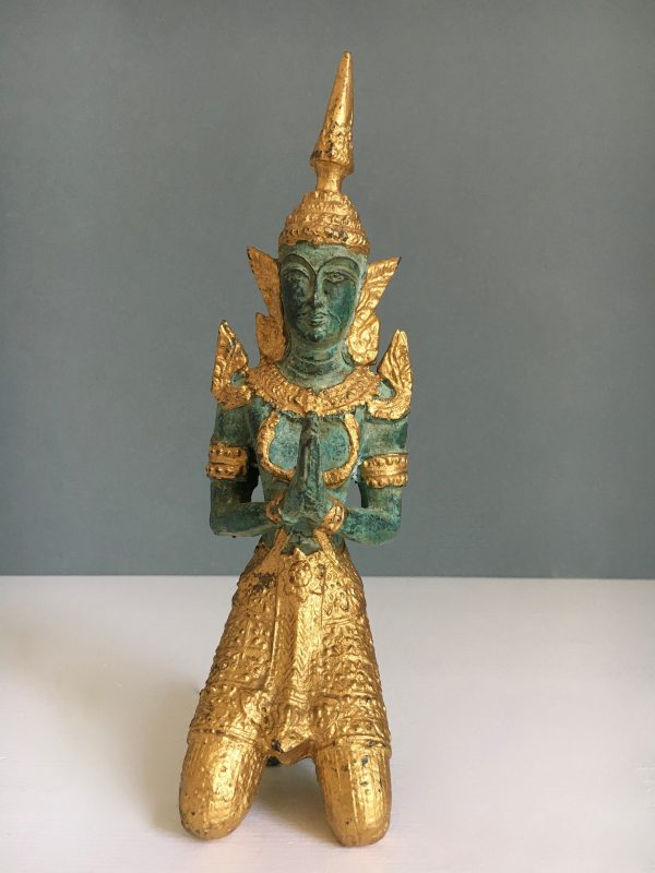 Temple Guardian Teppanom Temple Guardian Figure Thailand Statue Figure Sculpture Asia 22 cm