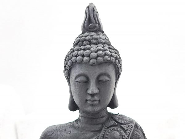 Shungite buddha statue, Buddha sculpture, EMF Protection, shungite powder figure