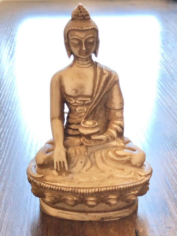 Healing Medicine Buddha Statue Small Hindu Deity Portable Altar Wealth God