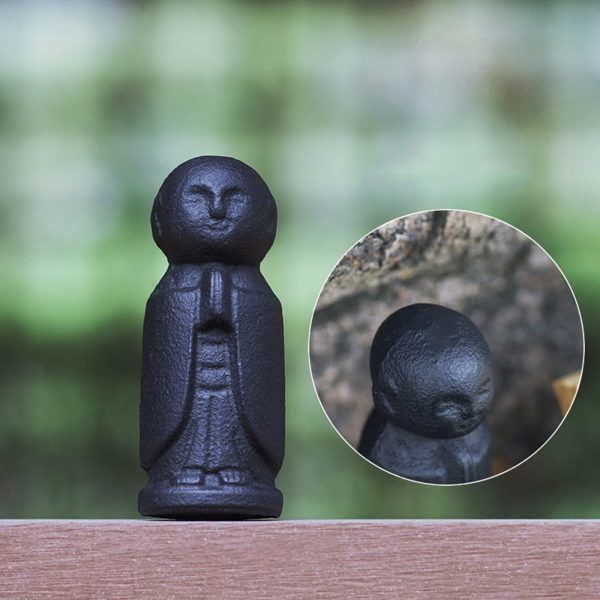 Japanese-style retro cast iron Buddha statues Jizo Bodhisattva Southern Ironware Pray for Peace and Peace