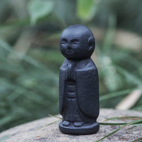 Japanese-style retro cast iron Buddha statues Jizo Bodhisattva Southern Ironware Pray for Peace and Peace
