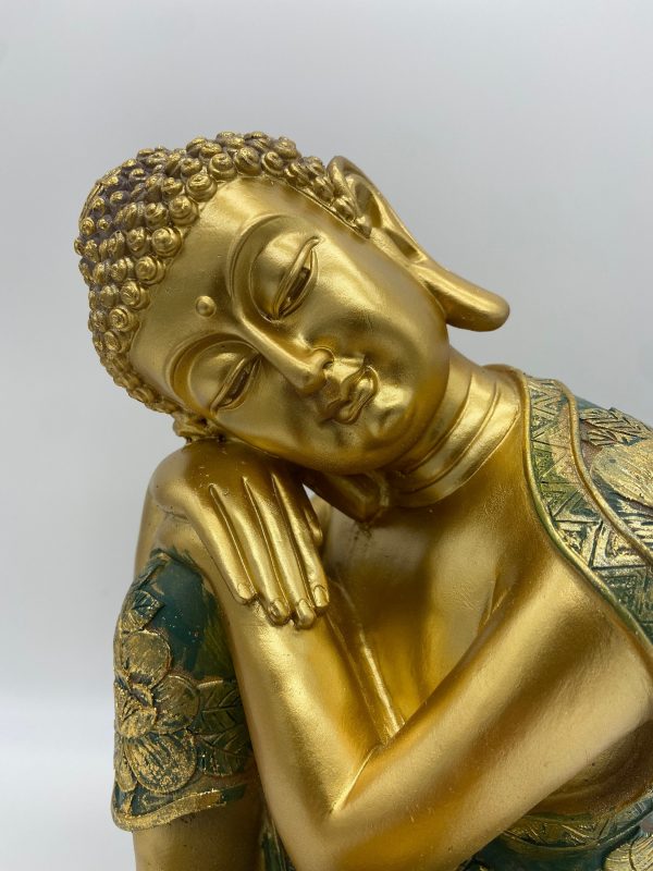 Sleeping Buddha Statue with a lotus, Buddha Statue, Home Gifts, Decorative Gifts for Home