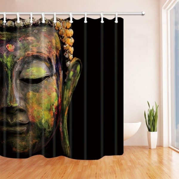 Buddha Shower Curtain  style BW1901
