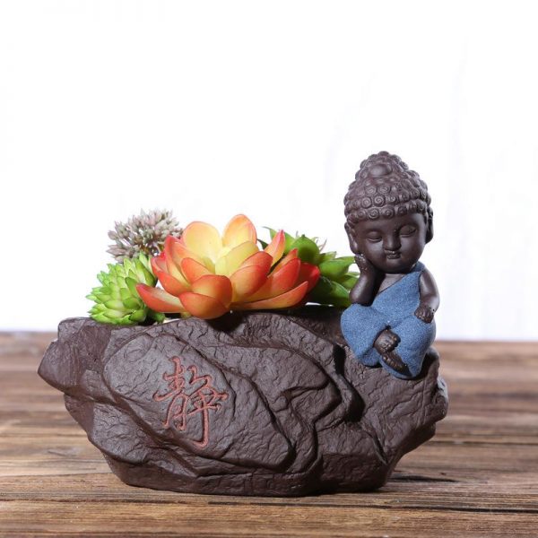Ceramic Flower Pot Buddha BW1901