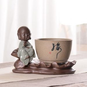 Buddha flower pot  Enameled BW1901