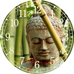 Buddha Clock  Bamboo BW1901