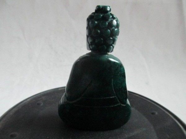 Buddha Statue  Handmade Green Jade BW1901