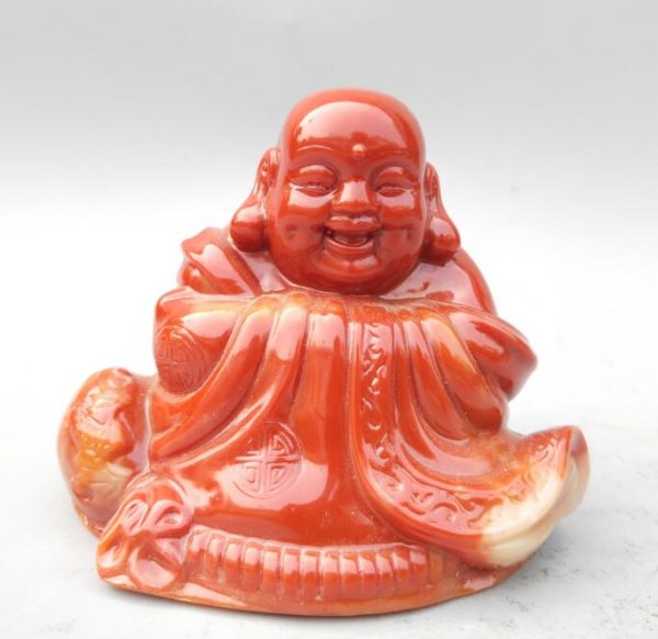 Buddha statue  sitting laughing BW1901