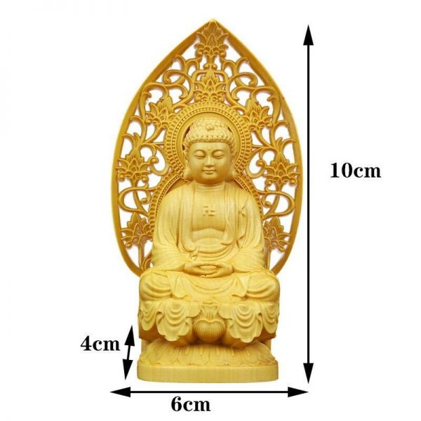 Buddha statue gold throne BW1901