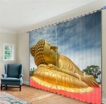 Buddha curtain  relax BW1901