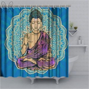 Buddha Shower Curtain  pattern BW1901