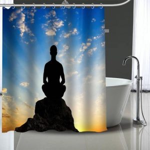 Buddha Shower Curtain  presence BW1901
