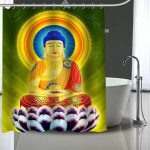 Buddha Shower Curtain  discipline BW1901