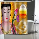 Buddha Shower Curtain  appearance BW1901