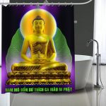 Buddha Shower Curtain  virtue BW1901