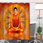 Buddha Shower Curtain  shine BW1901