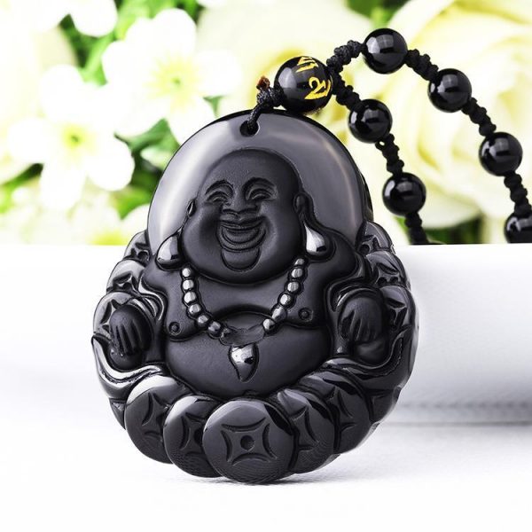 Buddha Pendant  Obsidian Wealth BW1901